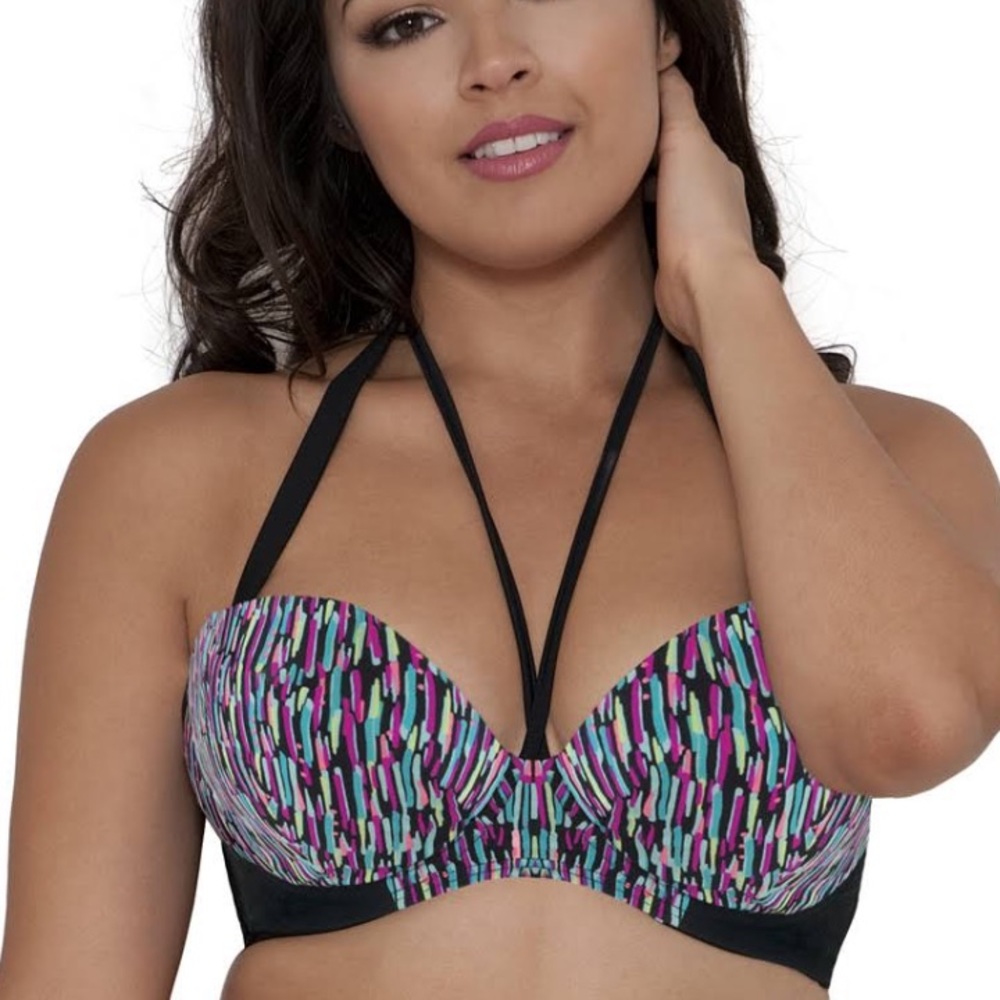 Curvy Kate Galaxy Print Padded Bikini; Size 32 H